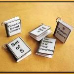 Custom Miniature Book Charm..