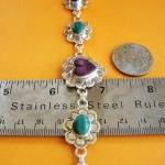Vintage Heart Link Sterling..