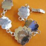 Vintage Heart Link Sterling..